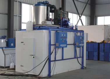 Stainless steel seawater flake ice machine