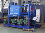 Brine system block ice machine refrigeration unit_1